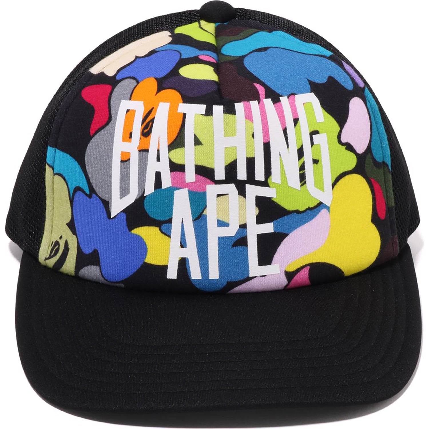 MULTI CAMO NYC LOGO MESH CAP MENS