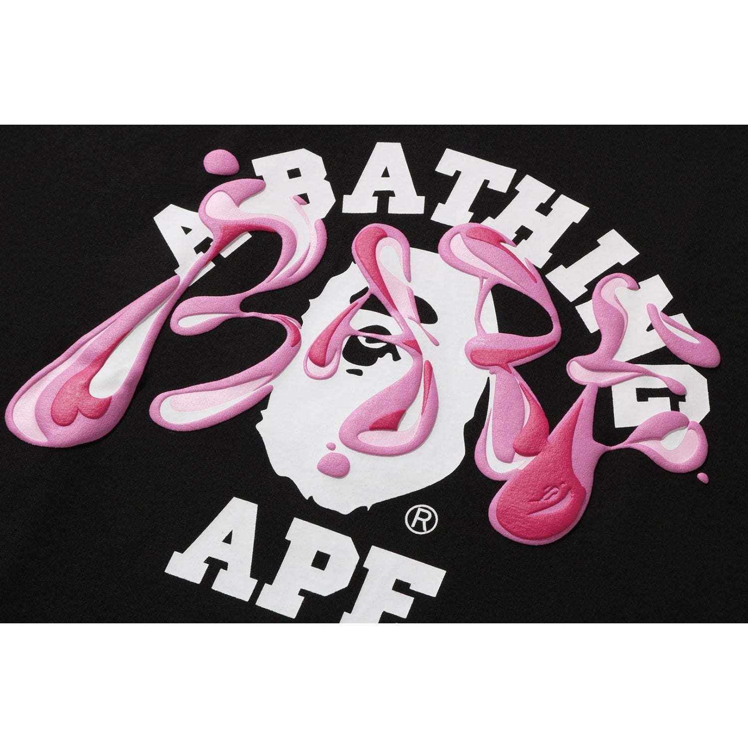 MARBLE CAMO LIQUID COLLEGE TEE LADIES