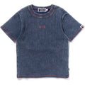 BAPE INDIGO RIB TEE LADIES