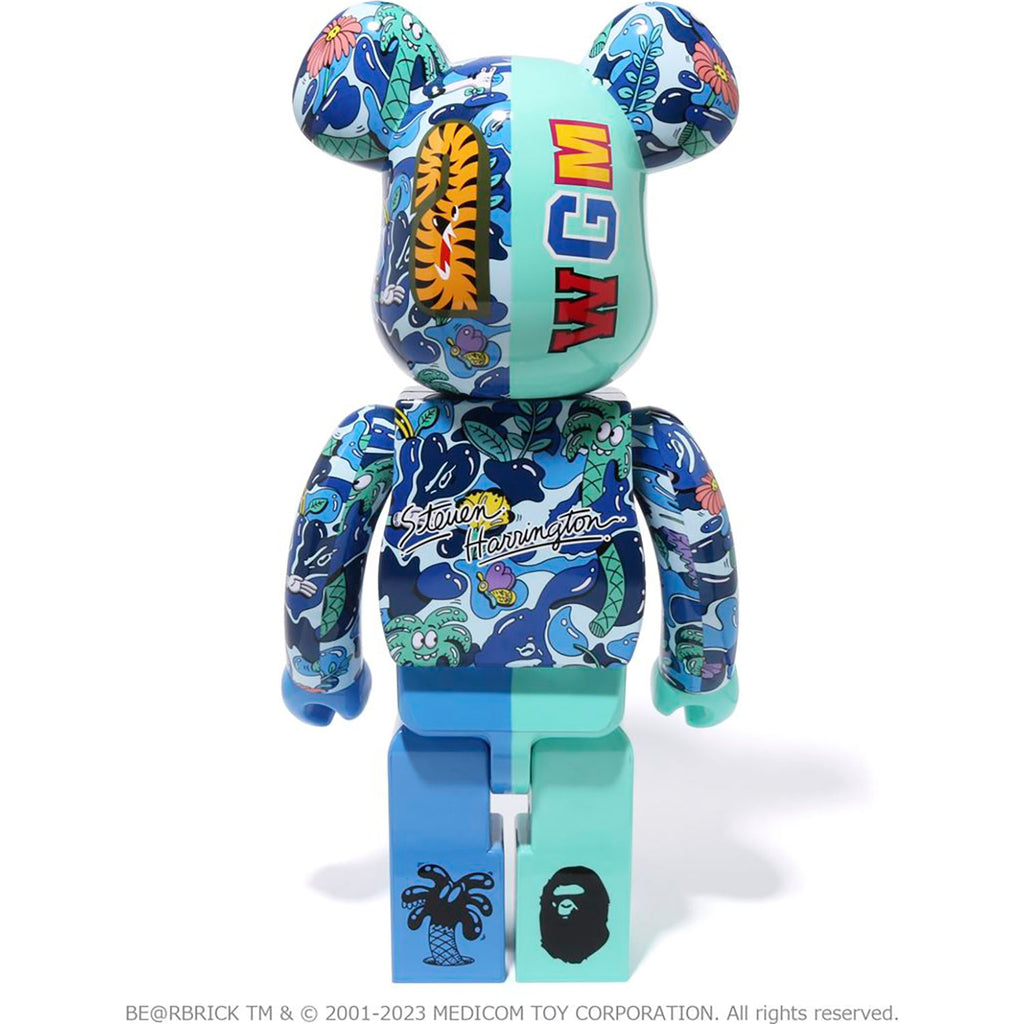 BAPE X STEVEN HARRINGTON SHARK BE@RBRICK 1000%