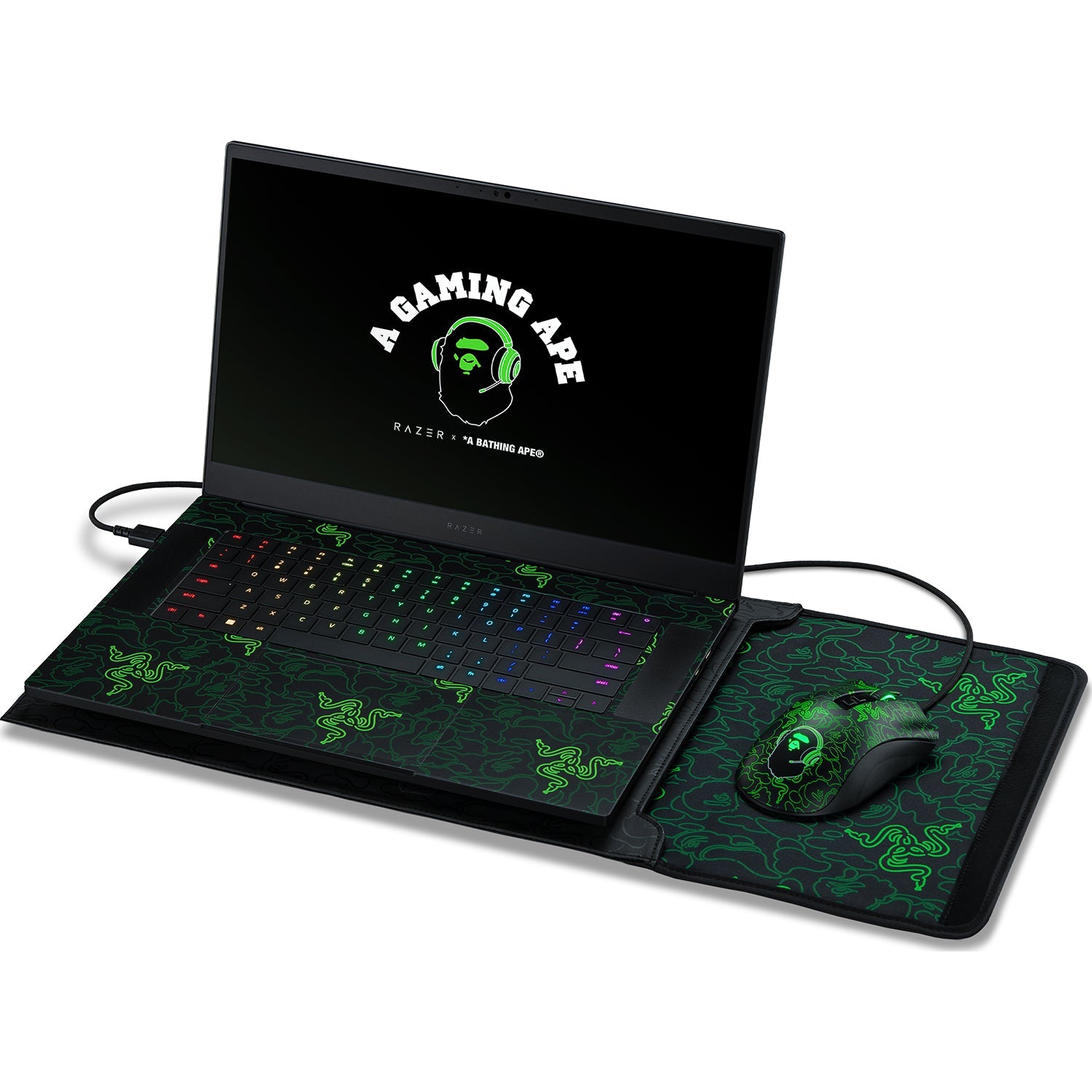 RAZER X A BATHING APE NEON CAMO 15.6" PROTECTIVE SLEEVE V2