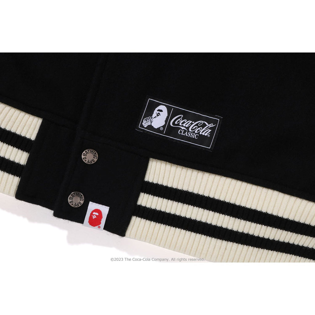 BAPE X COCA-COLA VARSITY JACKET MENS