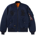 BAPE X ALPHA INDUSTRIES MA-1 JACKET MENS