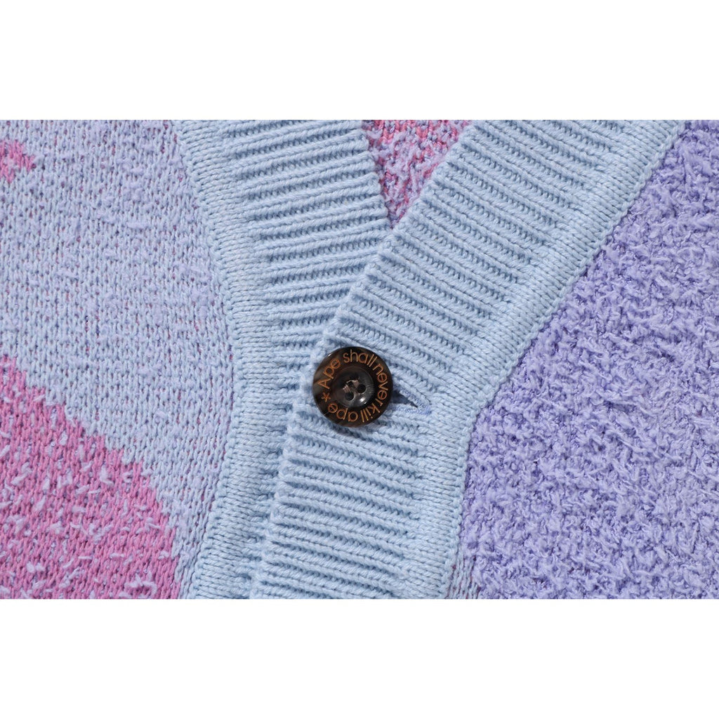 LIQUID CAMO KNIT CARDIGAN LADIES