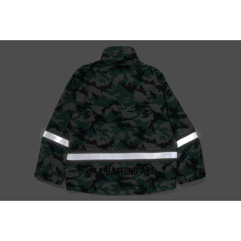 WOODLAND CAMO RELAXED FIT SAFETY JACKET MENS