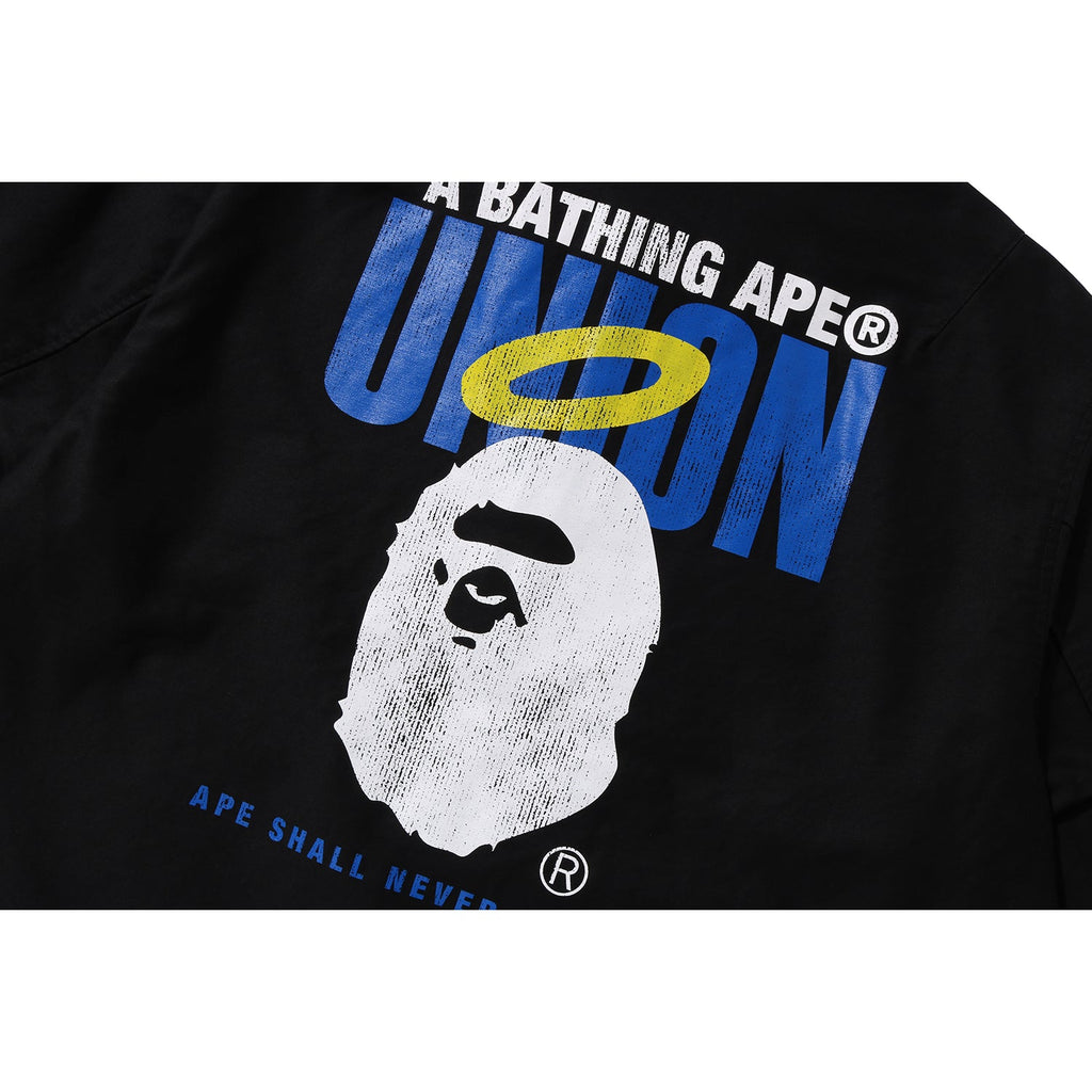 BAPE X UNION PIGMENT DYED COACH JACKET MENS