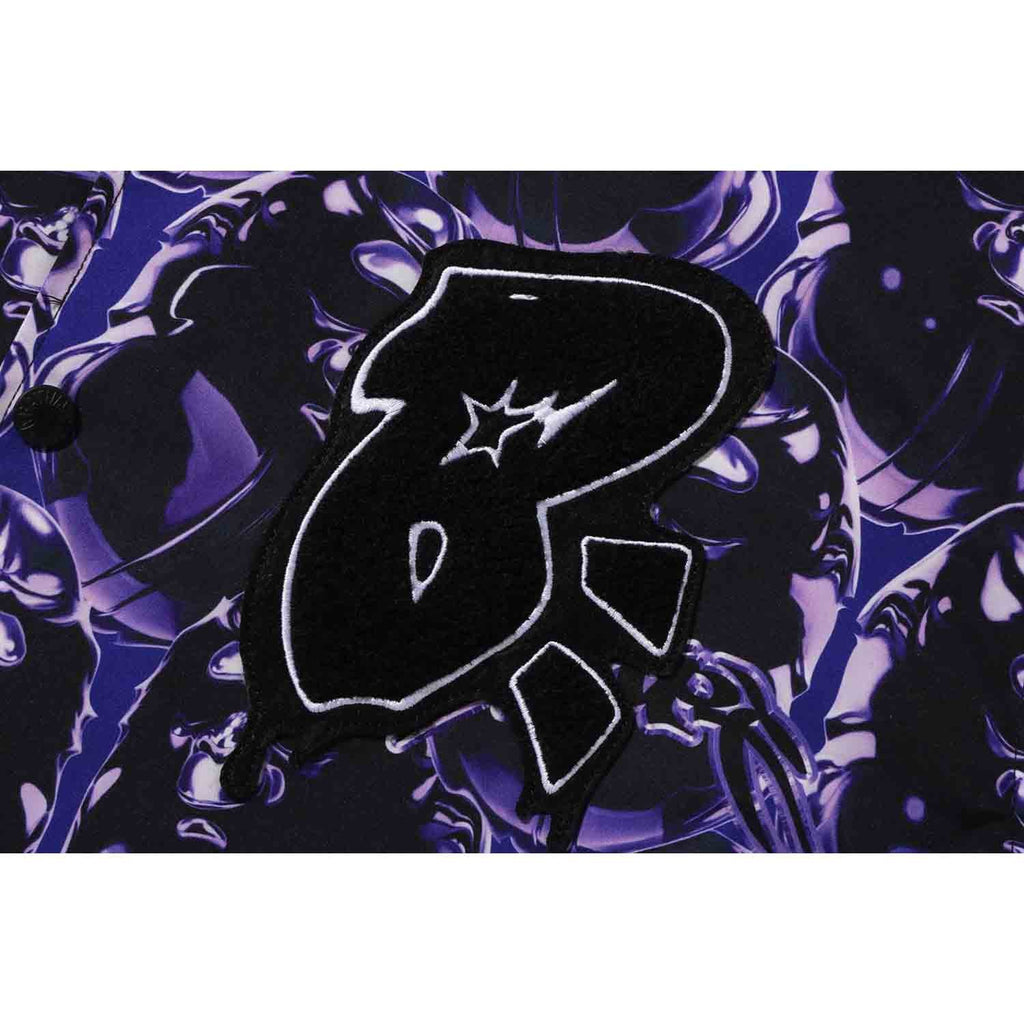 APE HEAD GRAFFITI COACH JACKET RELAXED FIT MENS