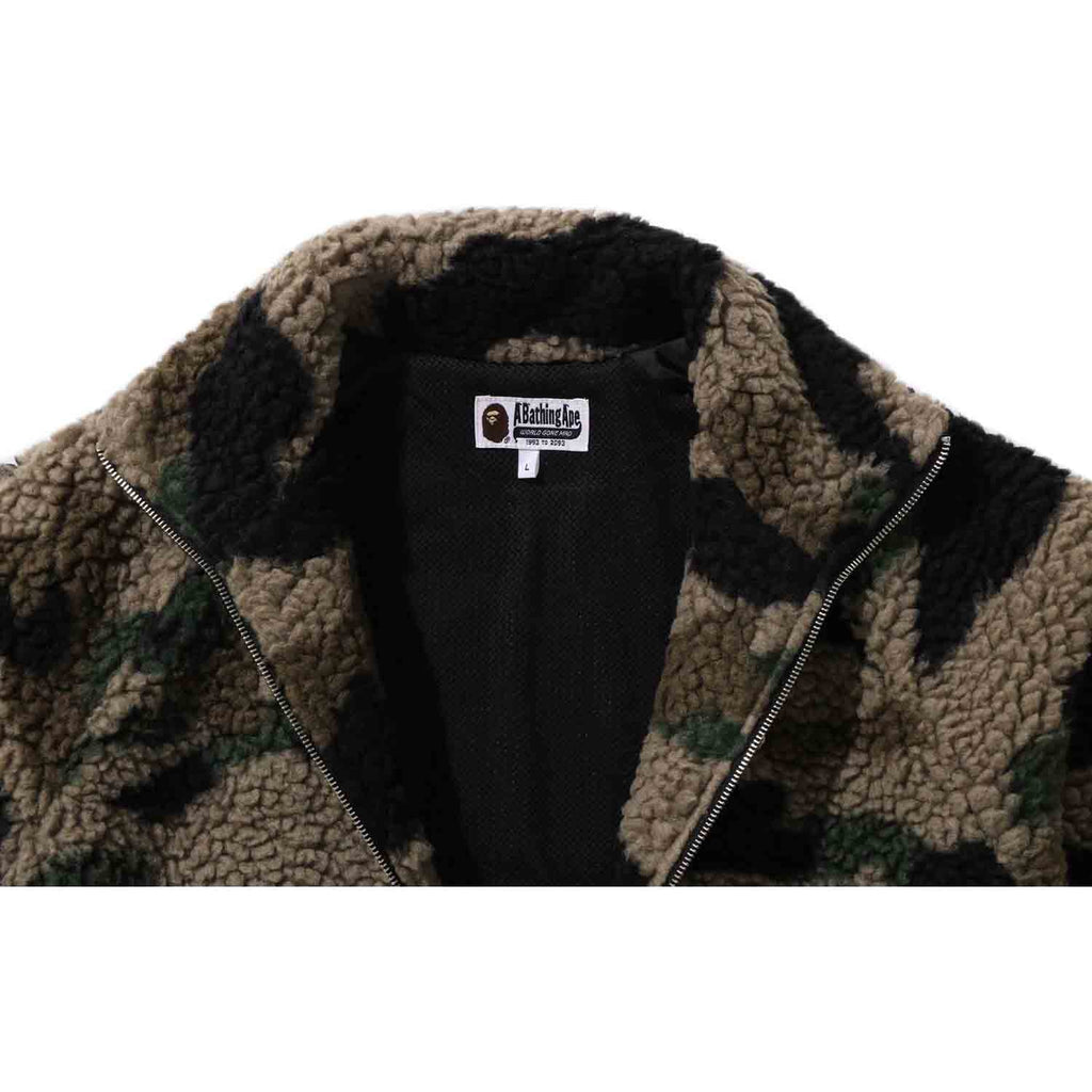 1ST CAMO METAL APE HEAD ONE POINT FLEECE JACKET MENS