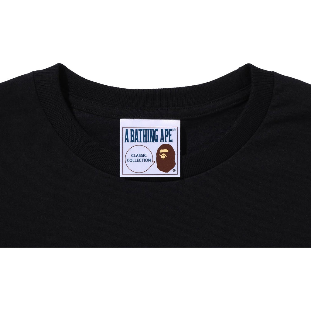 A BATHING APE LETTERED L/S TEE MENS