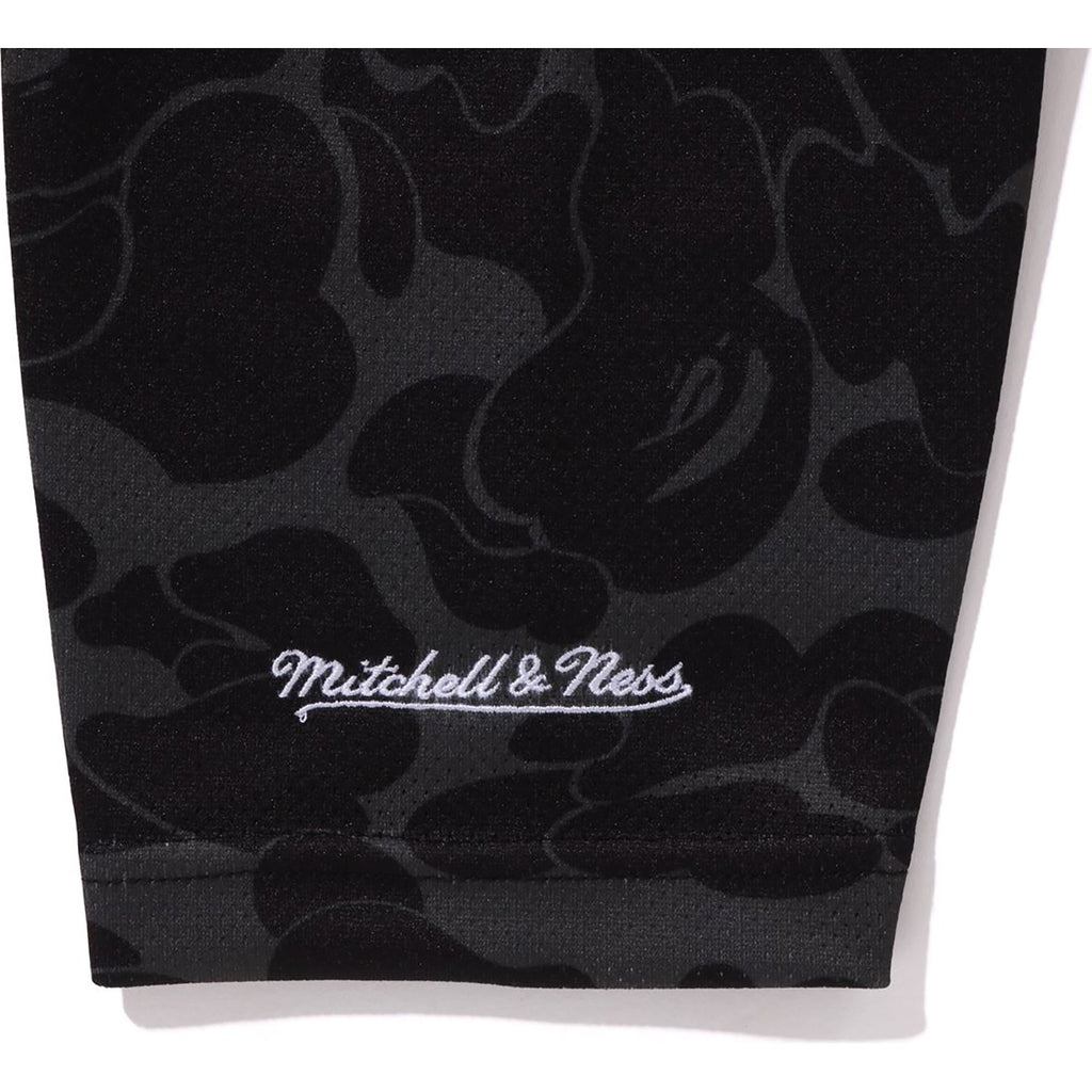 BAPE X MITCHELL & NESS NHL LOS ANGELES KINGS MESH HOCKEY JERSEY L/S TEE MENS