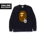BAPE ONLINE L/S TEE M BAPEC MENS
