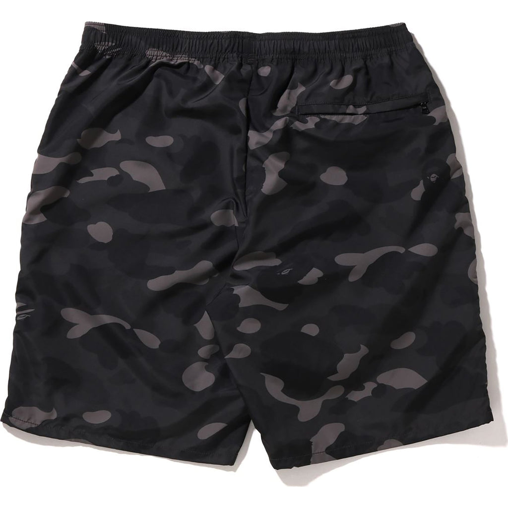 COLOR CAMO SHARK BEACH SHORTS MENS