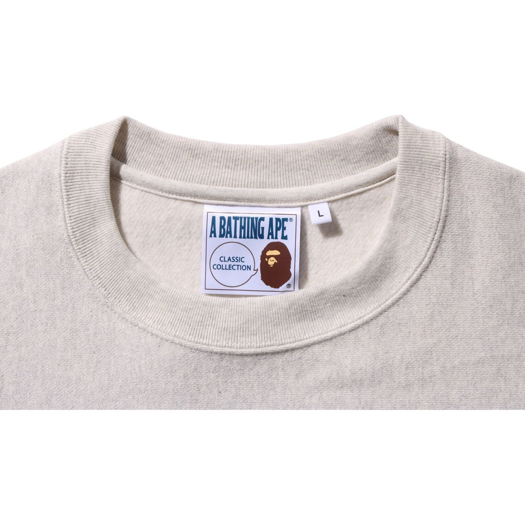 CLASSIC BATHING APE RELAXED FIT CREWNECK MENS