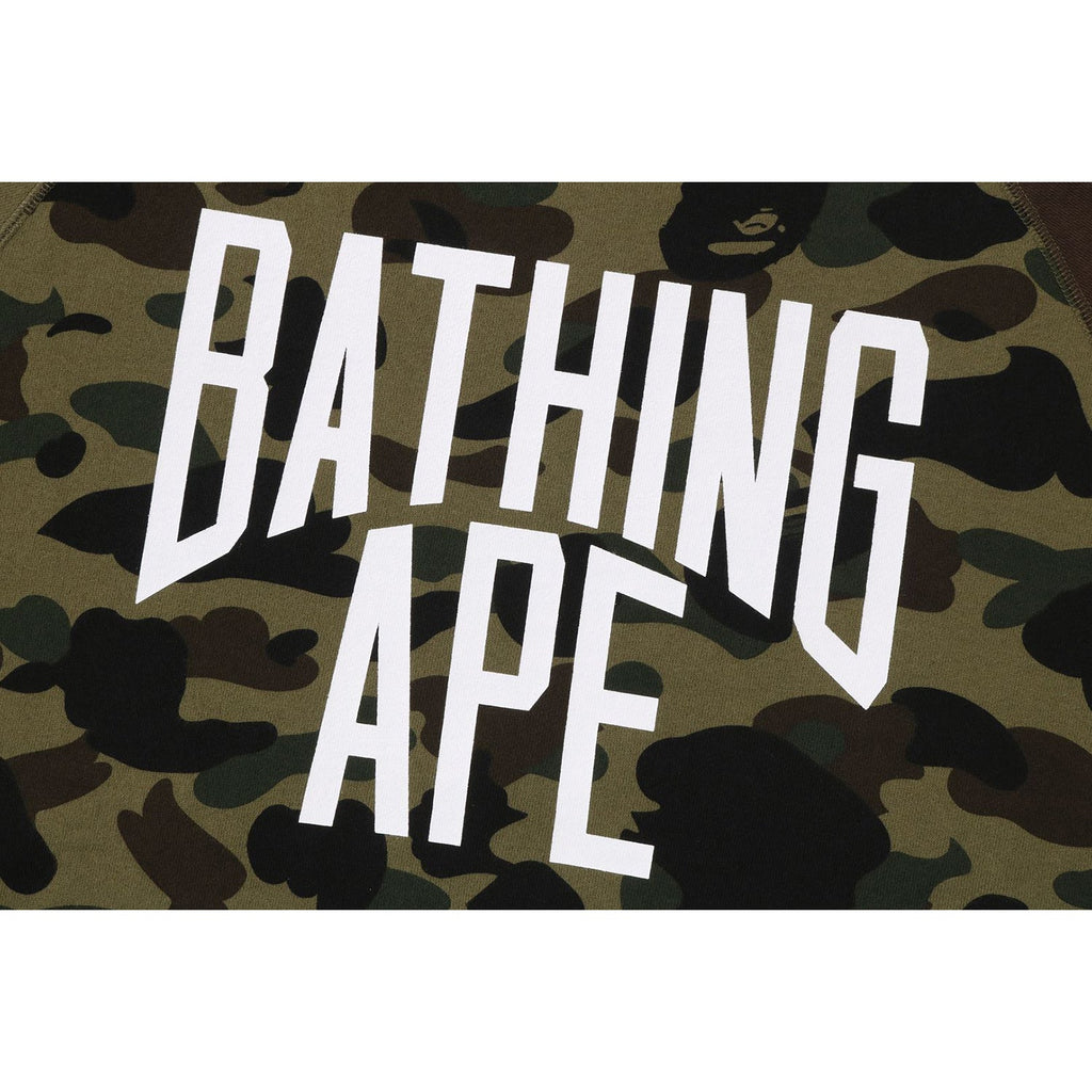1ST CAMO CRAZY NYC LOGO RELAXED FIT CREWNECK MENS