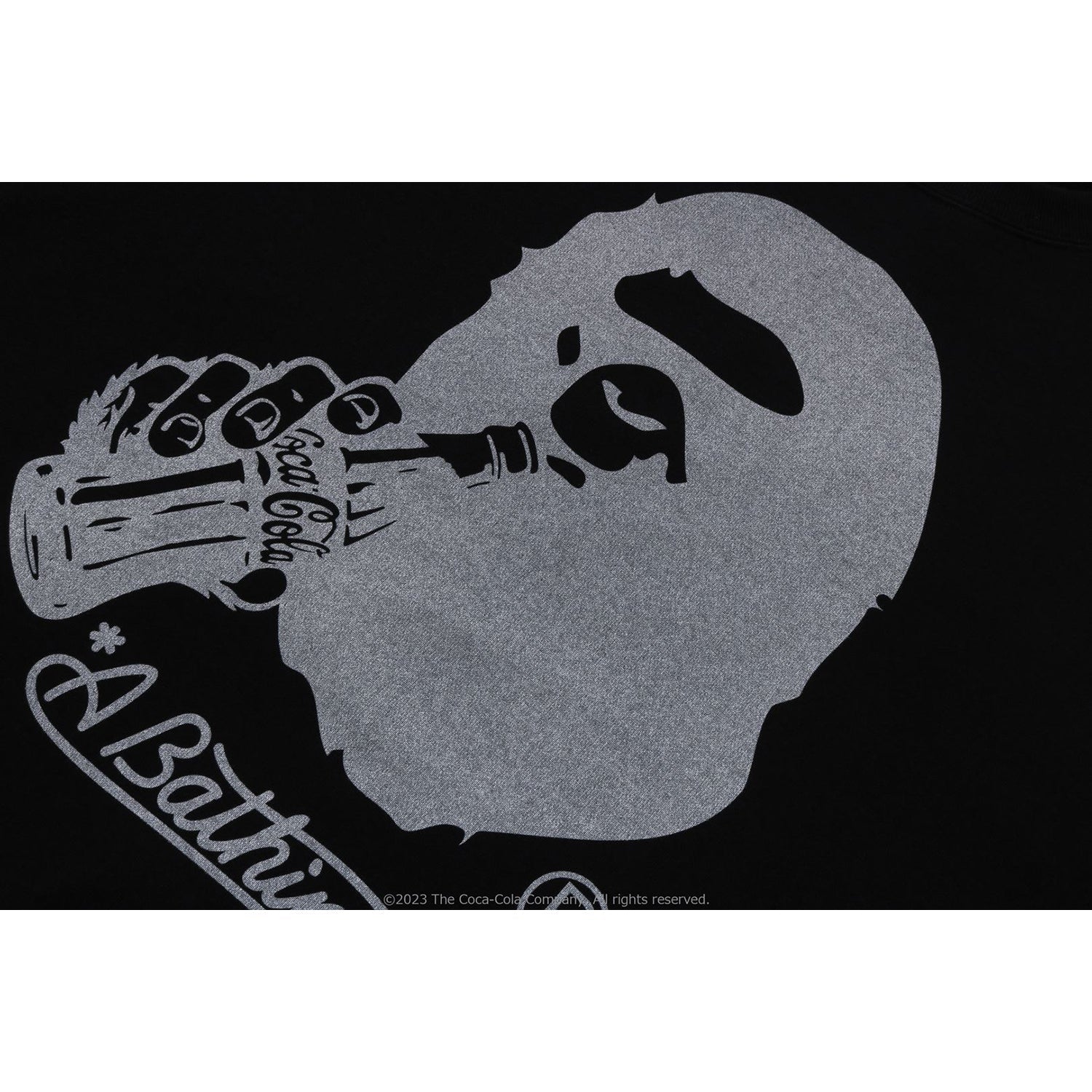 BAPE X COCA-COLA APE HEAD CREWNECK RELAXED FIT MENS