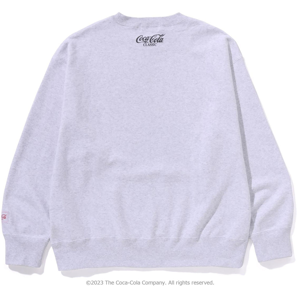 BAPE X COCA-COLA APE HEAD CREWNECK RELAXED FIT MENS