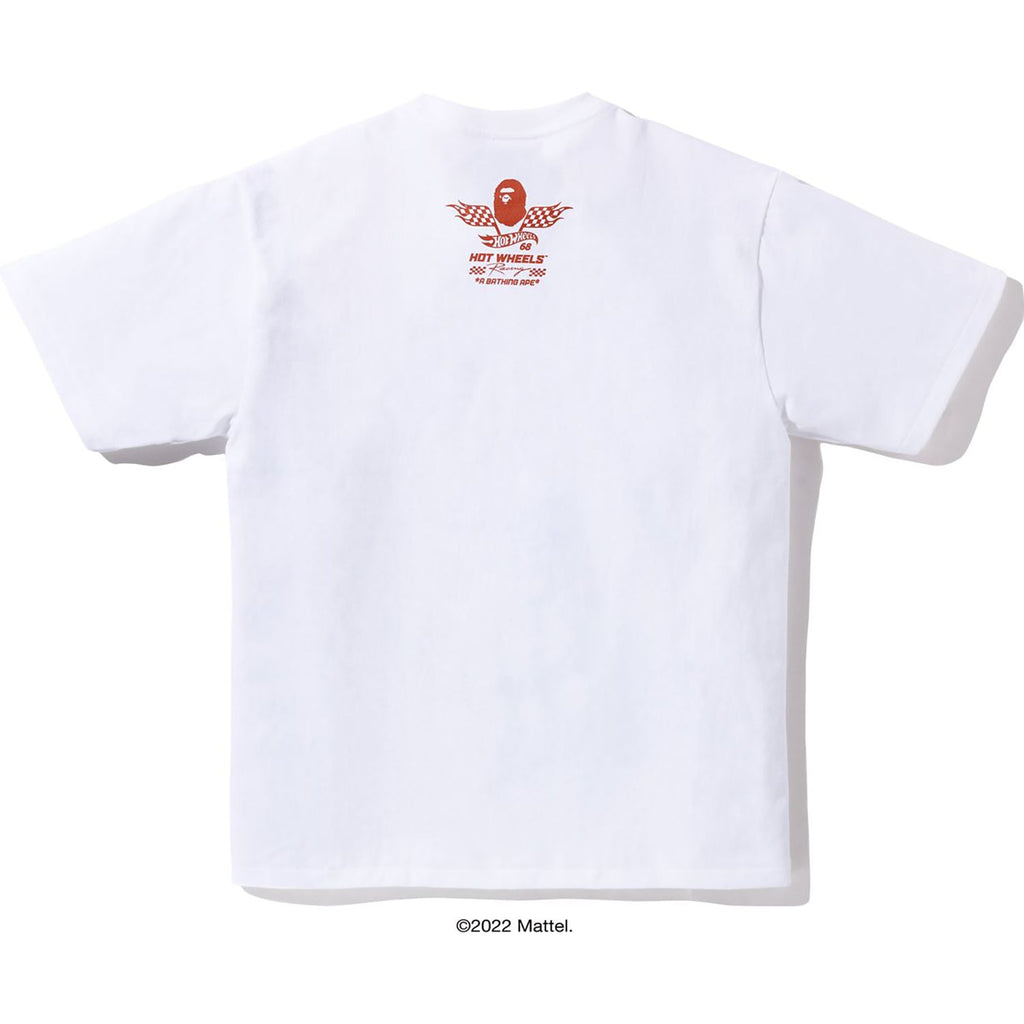 BAPE X HOT WHEELS APE HEAD TEE MENS