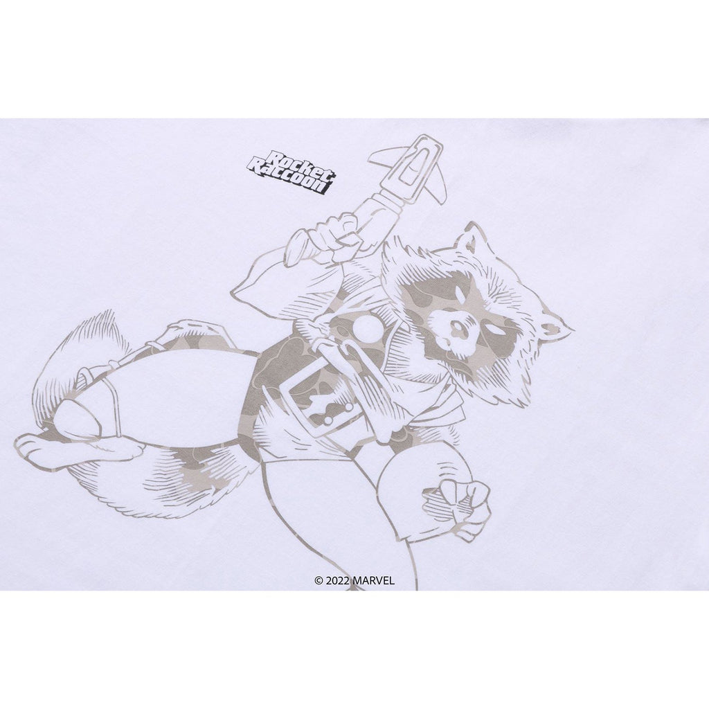 BAPE X MARVEL ROCKET RACCOON TEE MENS