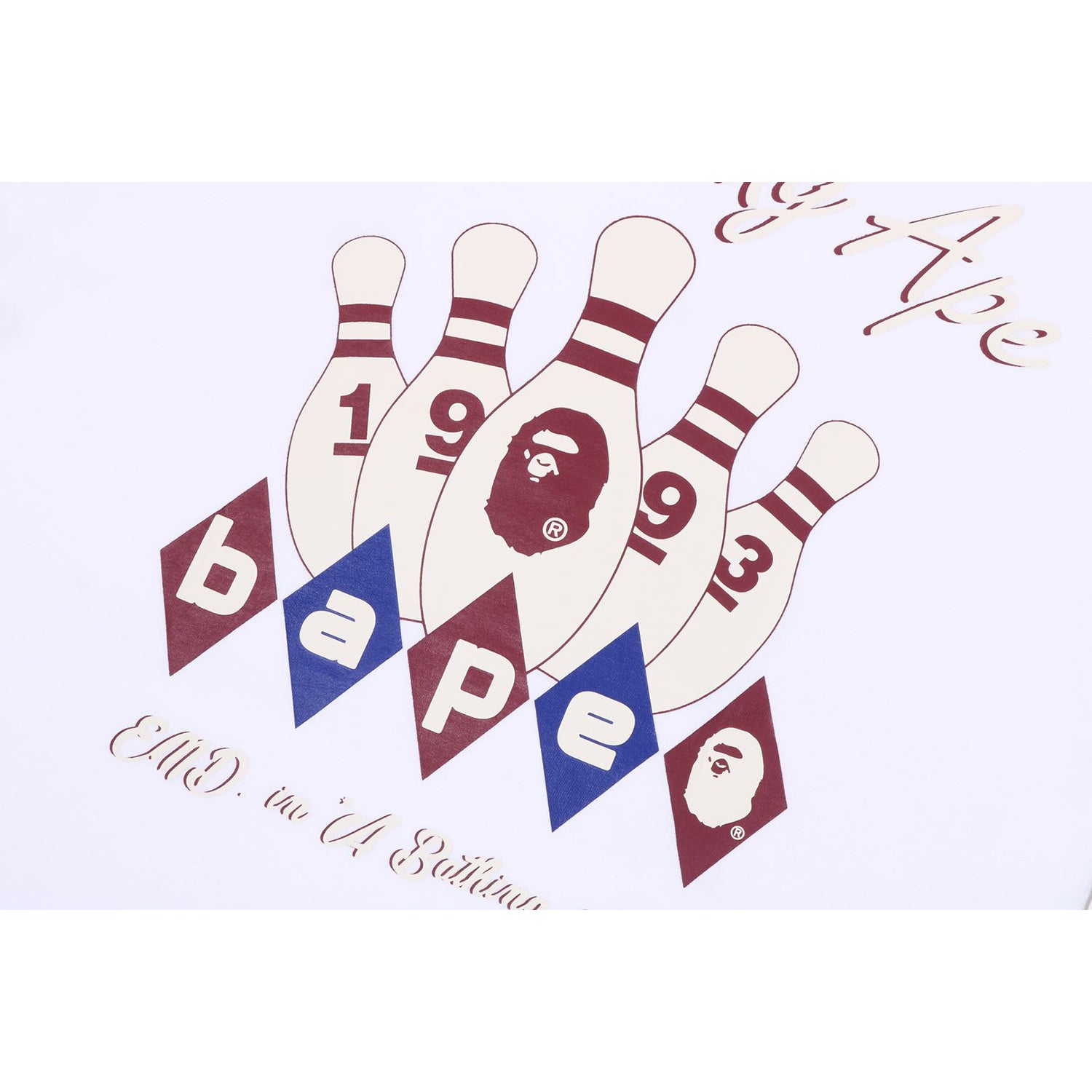 BAPE® X END. BOWLING TEE #1 MENS