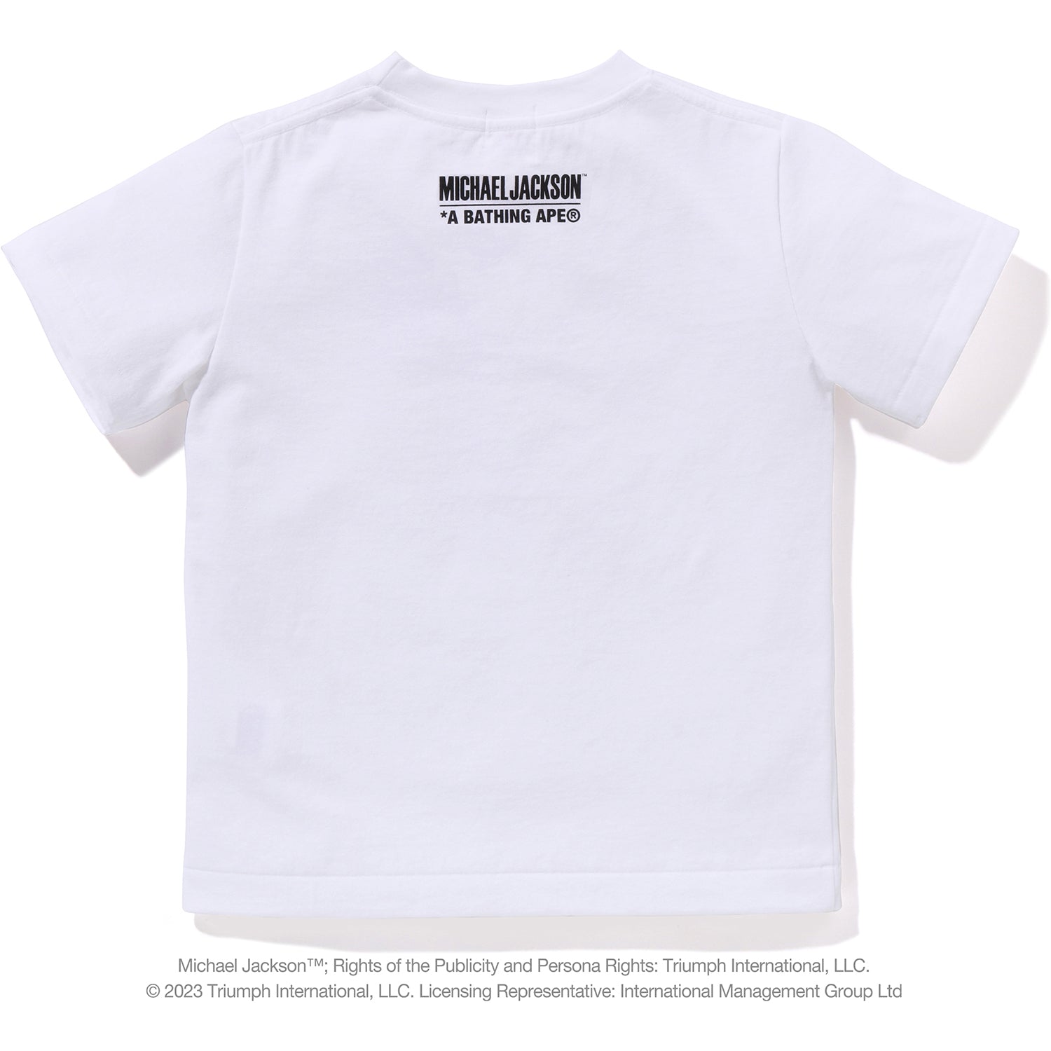 BAPE X MICHAEL JACKSON ALBUM JACKET APE HEAD TEE KIDS