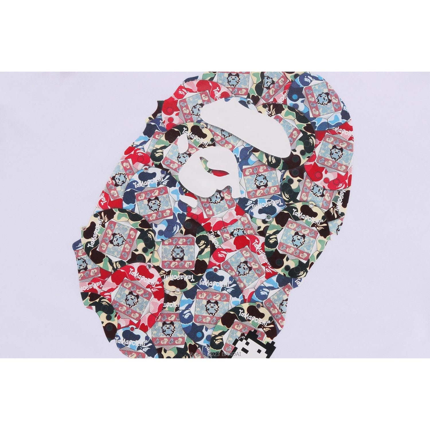 BAPE X TAMAGOTCHI APE HEAD TEE KIDS