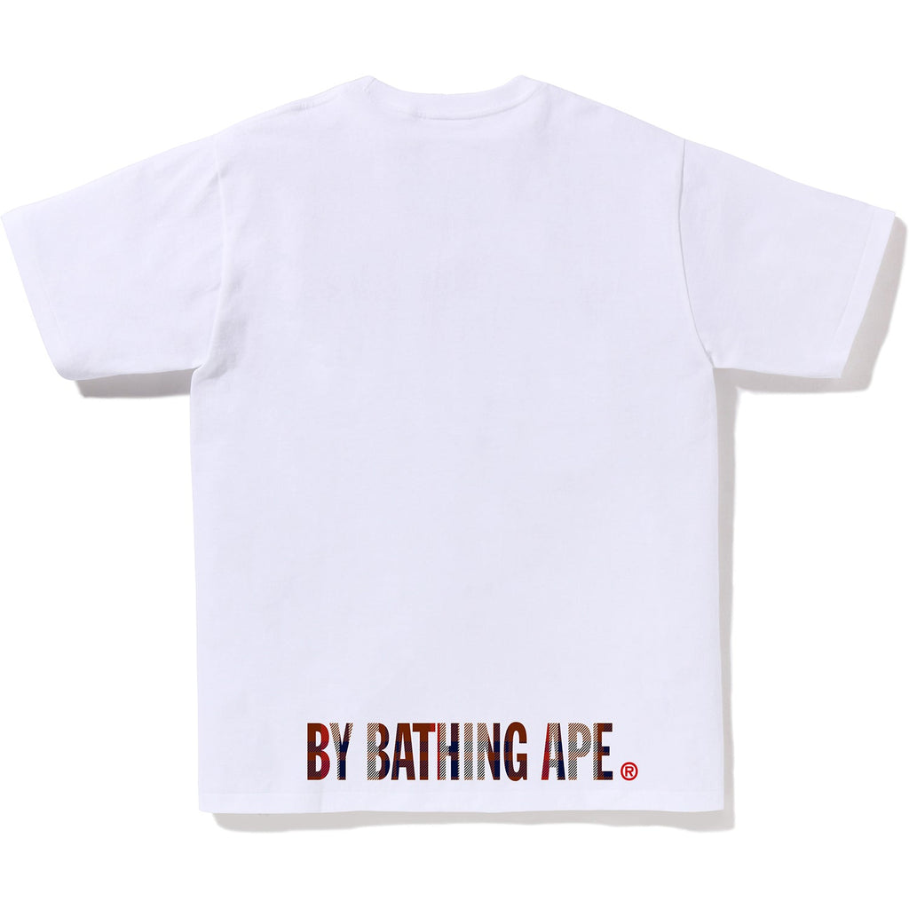 BAPE CHECK APE FACE TEE MENS