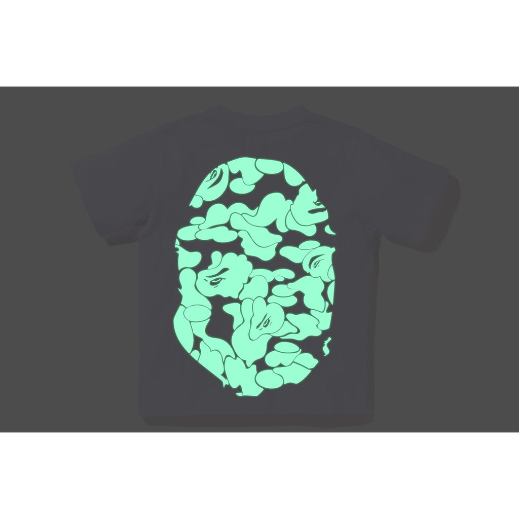 GLOW IN THE DARK CAMO BIG APE HEAD TEE KIDS