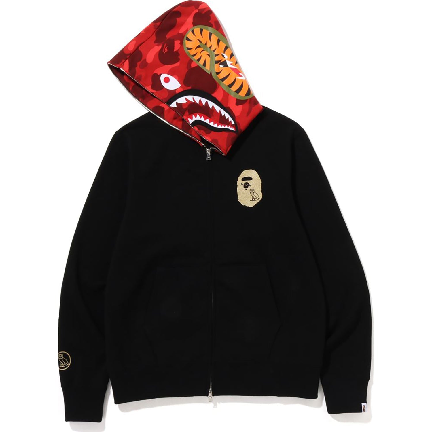 BAPE X OVO SHARK FULL ZIP HOODIE MENS