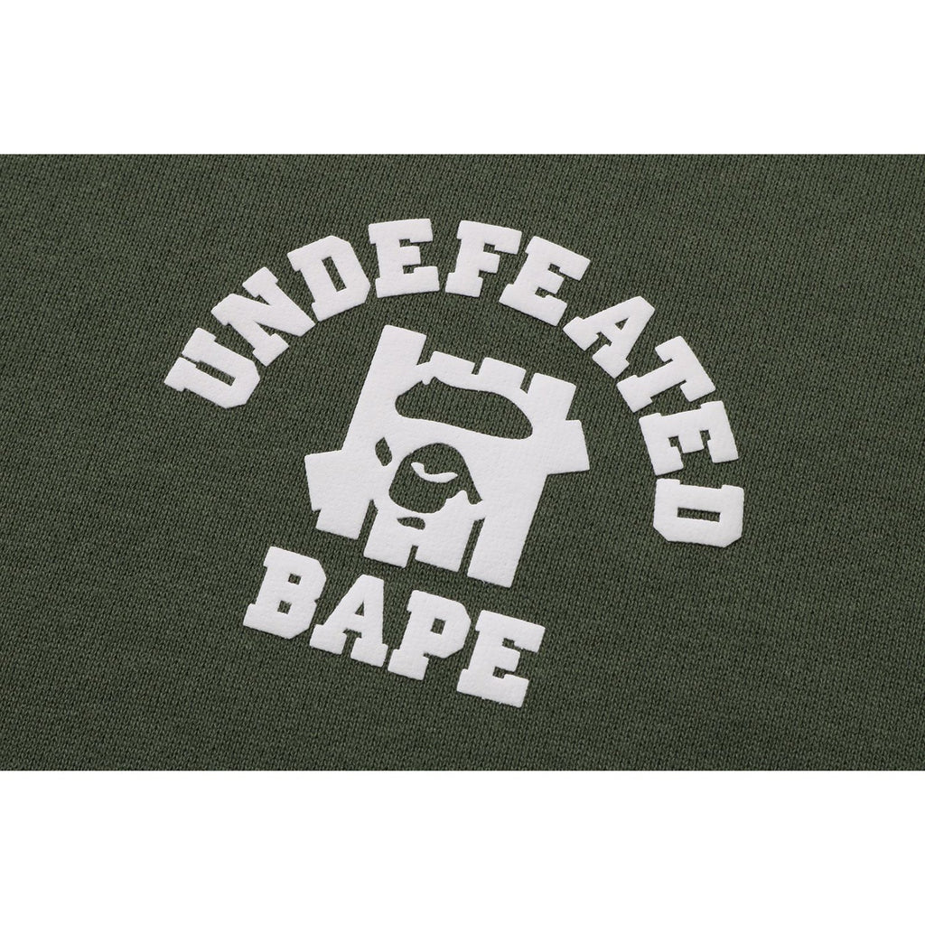 BAPE X UNDEFEATED COLOR CAMO RELAXED ZIP HOODIE MENS