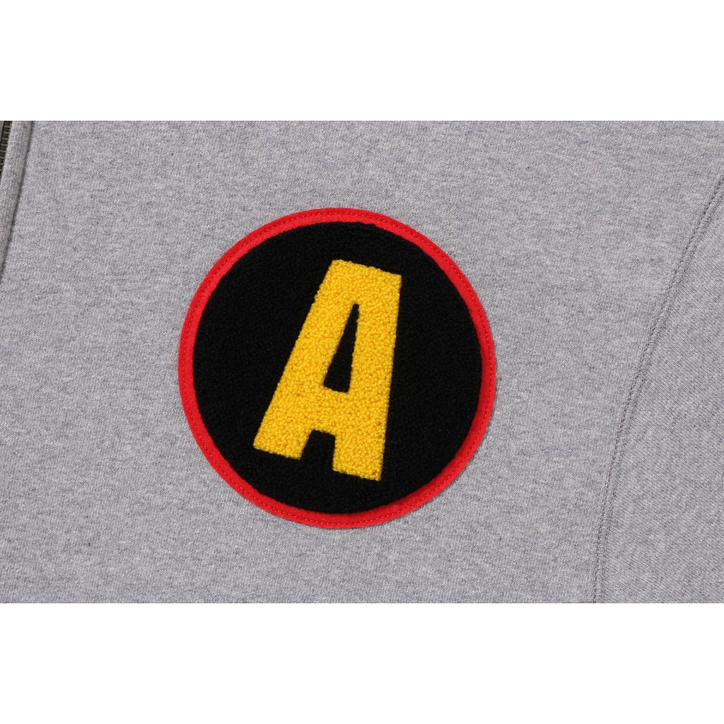 SHADOW BAPE RELAXED FIT FULL ZIP HOODIE MENS