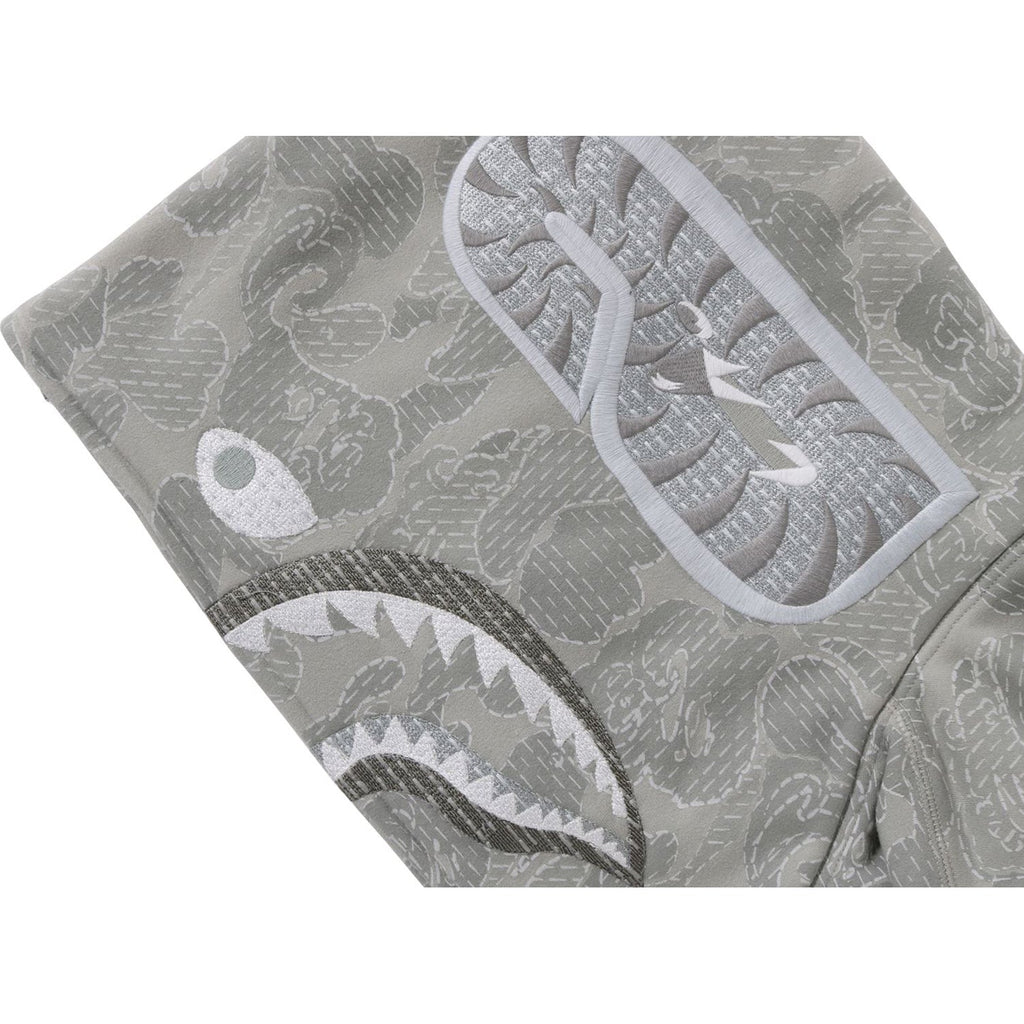 BAPE X ALPHA INDUSTRIES SHARK FULL ZIP HOODIE MENS