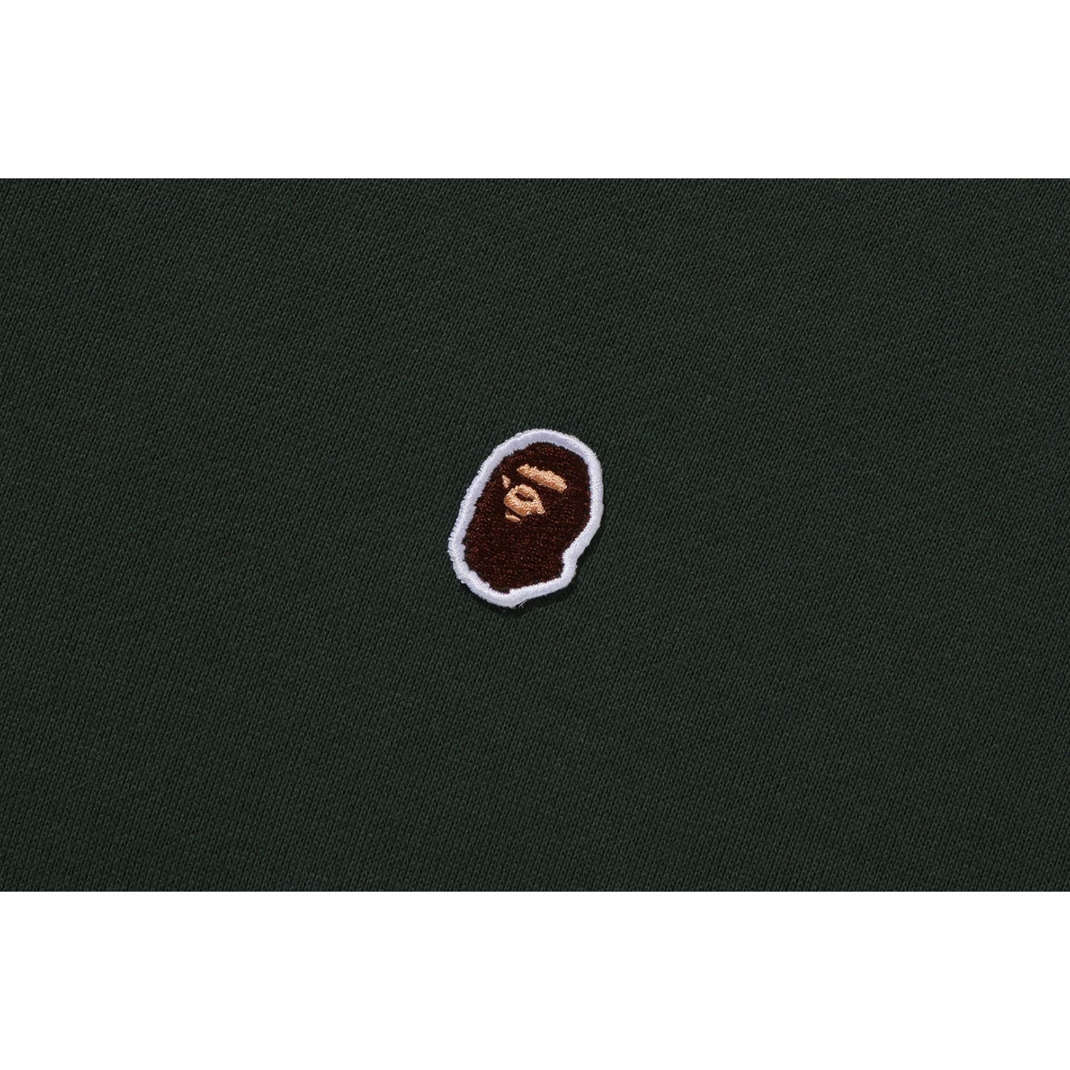 APE HEAD ONE POINT CROPPED ZIP HOODIE LADIES