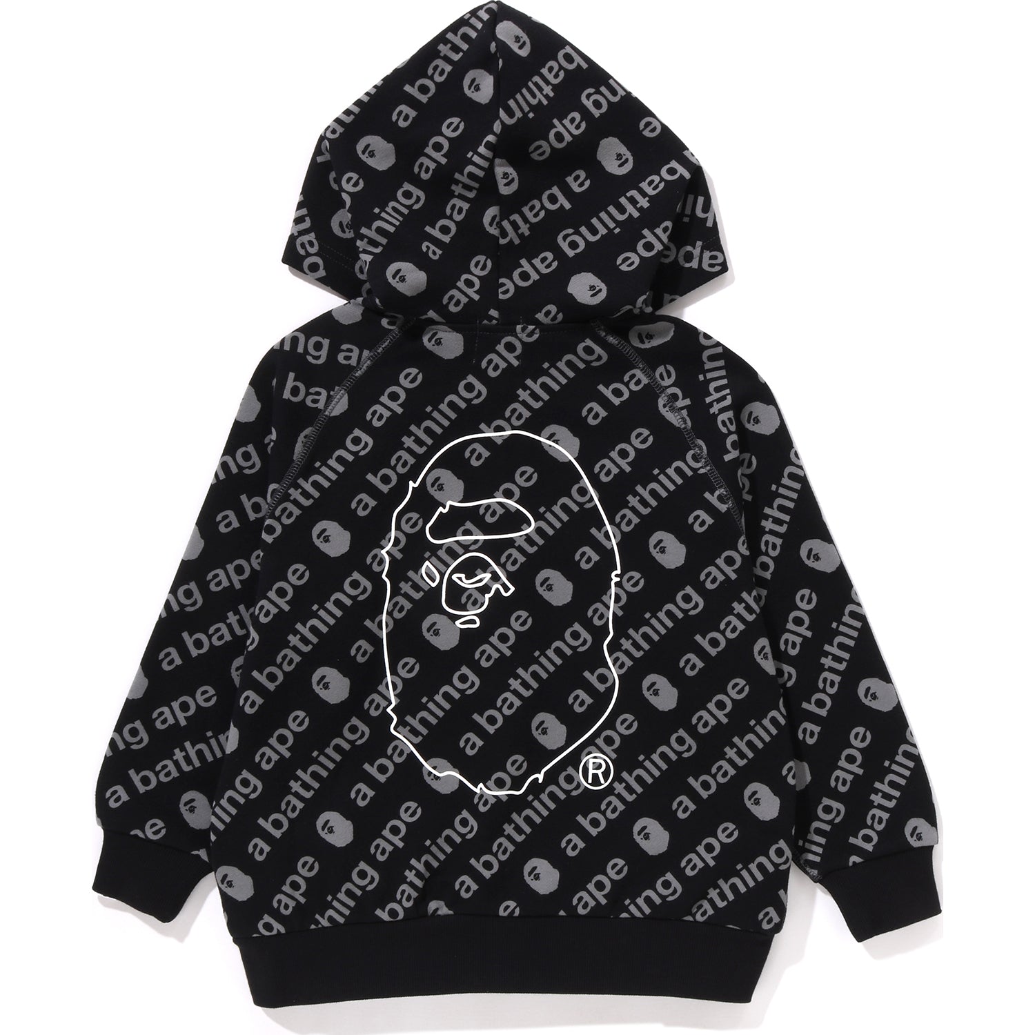 BAPE LINE TWIN STA ZIP HOODIE RELAXED FIT KIDS