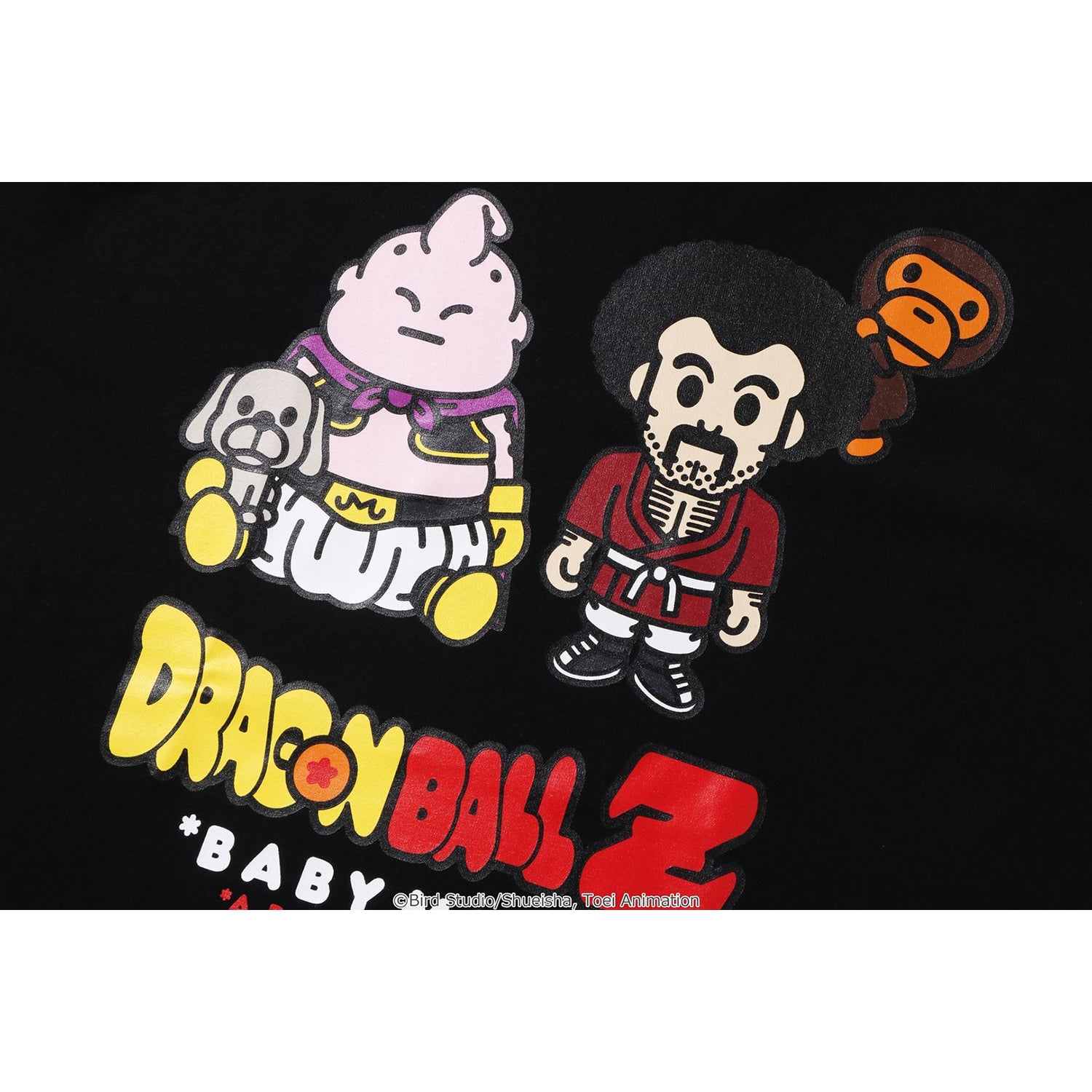 BAPE X DRAGON BALL Z MAJIN BUU & MR. SATAN BABY MILO TEE KIDS