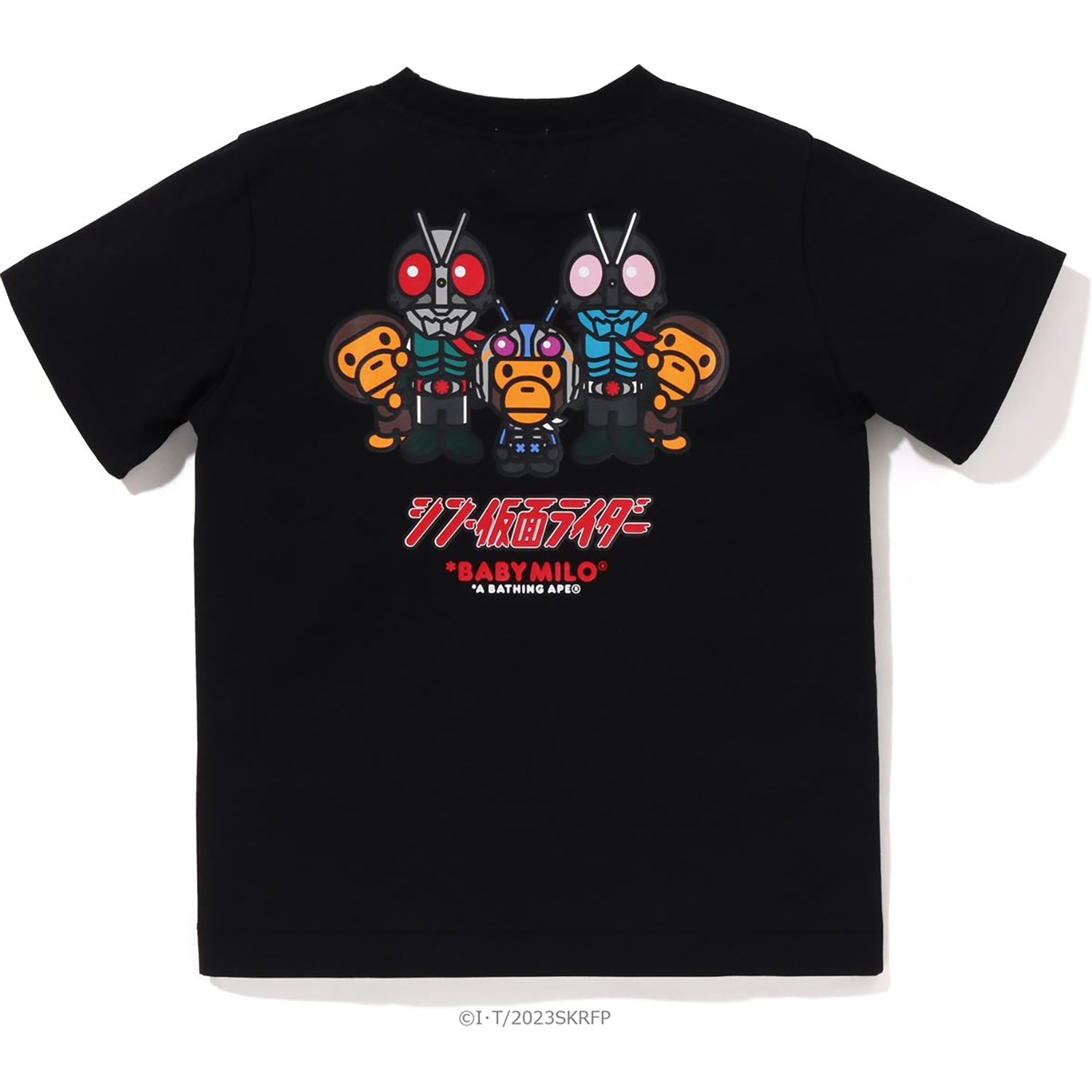 BAPE X SHIN KAMEN RIDER #1 BABY MILO TEE KIDS