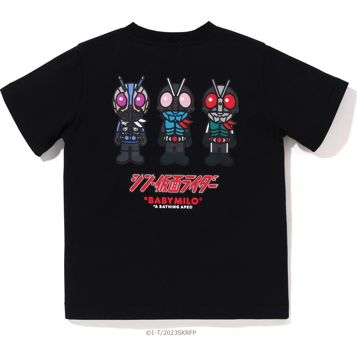 BAPE X SHIN KAMEN RIDER #2 BABY MILO TEE KIDS