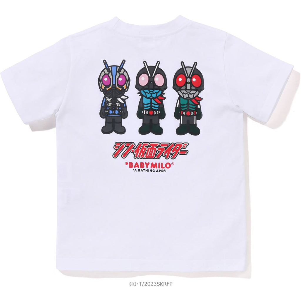BAPE X SHIN KAMEN RIDER #2 BABY MILO TEE KIDS