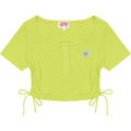 APEE DRAWSTRING SIDES CROPPED TOP LADIES