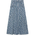 APEE PATTERN DENIM LONG SKIRT LADIES