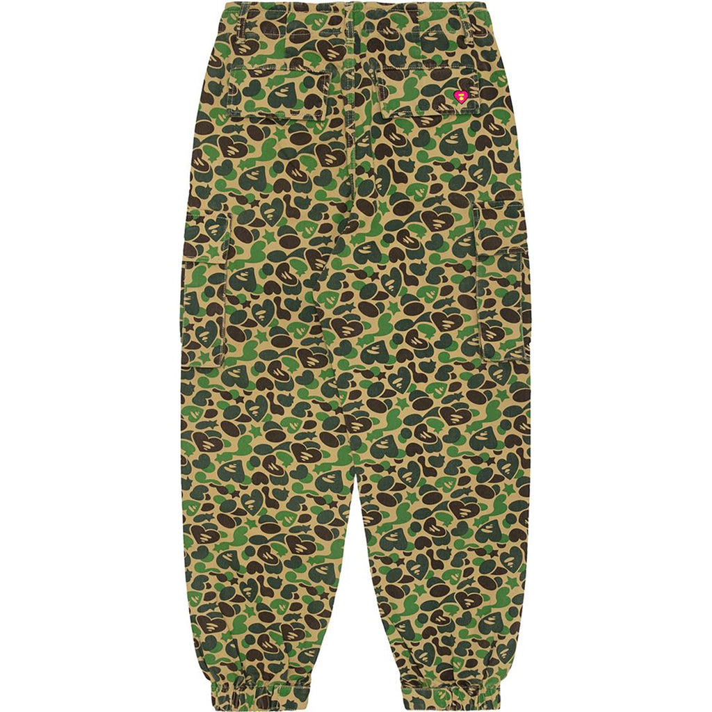 APEE WIDE LEG PATTERN CAGO PANTS LADIES