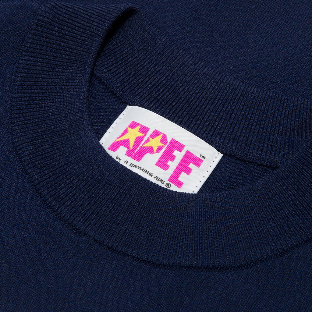 APEE TURTLENECK SHORT SLEEVES KNIT TOP LADIES