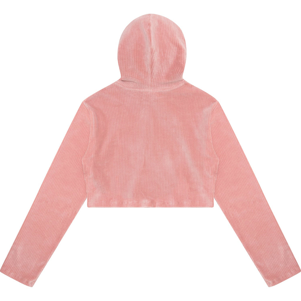 APEE CROPPED ZIP UP HOODIE LADIES