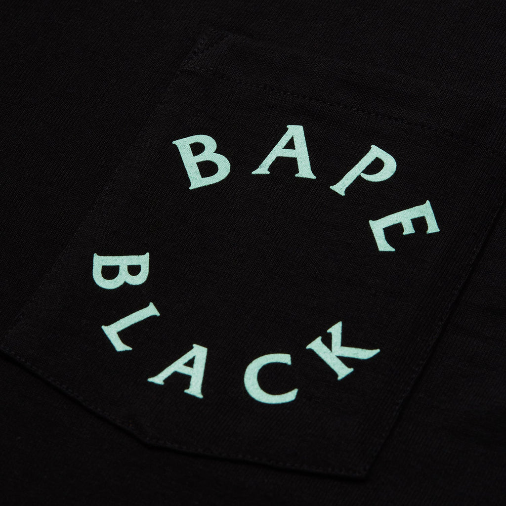 BAPE BLACK APE HEAD POCKET TEE MENS